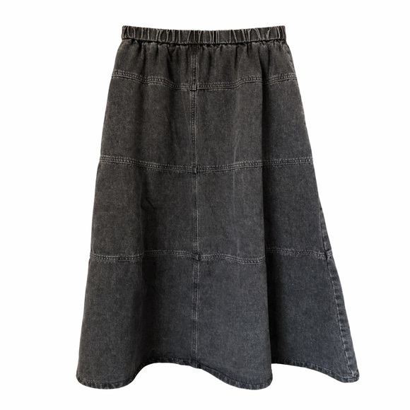 Source Unknown Dark Gray Maxi Skirt - Picture 2 of 5